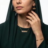 طقم ذهب أطفال عيار 18 بتصميم خرز