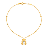 18K Gold Kids Set with Bear Design