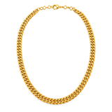 18K Gold Set with Wide Glossy Design