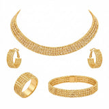 18K Gold Dreams Set with Stacked Beads Design