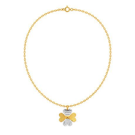 18K Gold Half Set with Happiness Goal Design