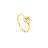 18K Gold Half Set with Happiness Goal Design