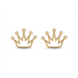 18K Gold My Princess Crown Earrings