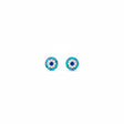 18K Gold Earrings with Distinctive Turquoise Gemstones