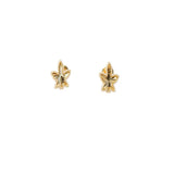 18K Gold Earrings with Starfish Design