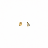 18K Gold Small Ornate Earrings