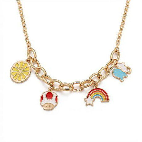 18K Gold Kids Necklace Fun Beach