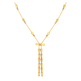 18K Gold Necklace Path of Light Design