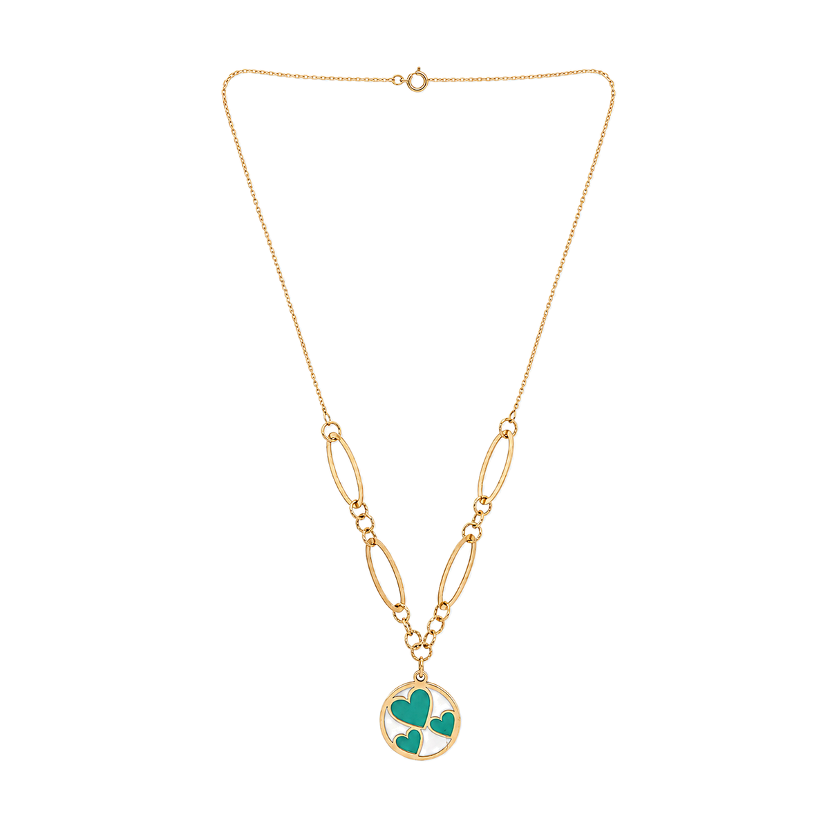 18K Gold Necklaces with Heart Interior Design