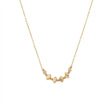 18K Gold Necklace with Squares Design
