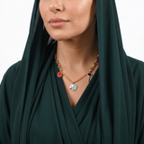 18K Gold Pendant with Rings Assorted Pendants Design