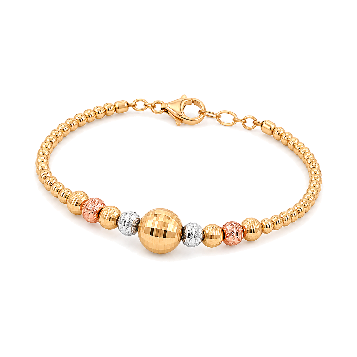 18K Gold Bracelet Sun & Moon Design