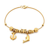 18K Chain Bracelet with Elegant Nautical Design