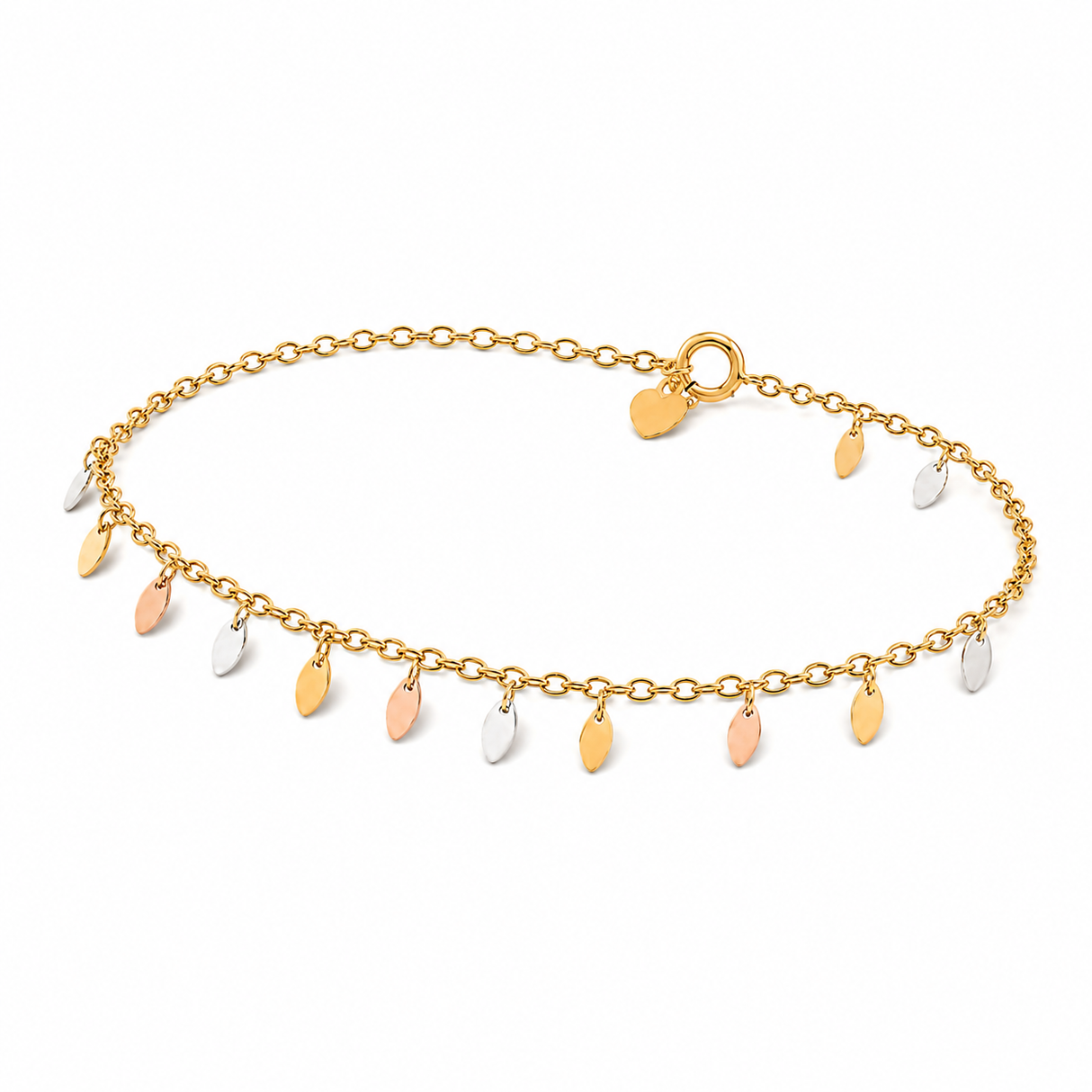 18K Chain Bracelet with Slim Design