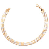 18K Gold Bracelet with Braided Design