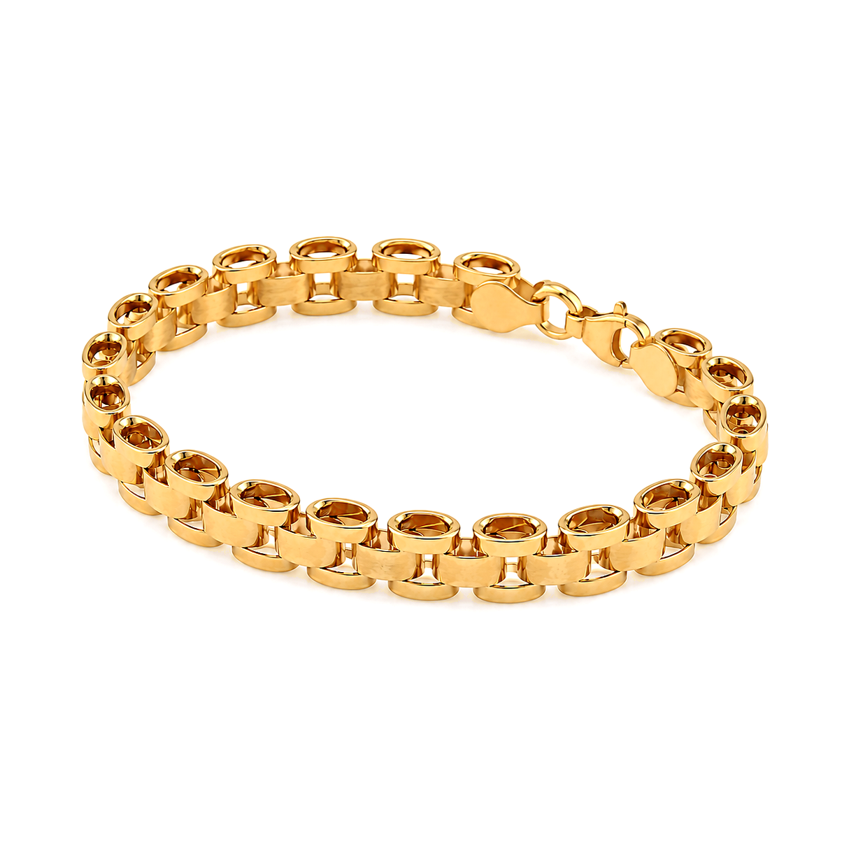 18K Chain Bracelet with Classic Design