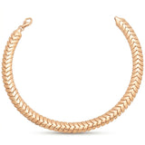 18K Chain Bracelet    with Sea Waves Design