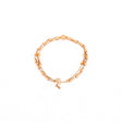 18K Chain Bracelet    with Interlocking Design