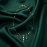 18K Gold Chain with Vega Five Graceful Chains Design