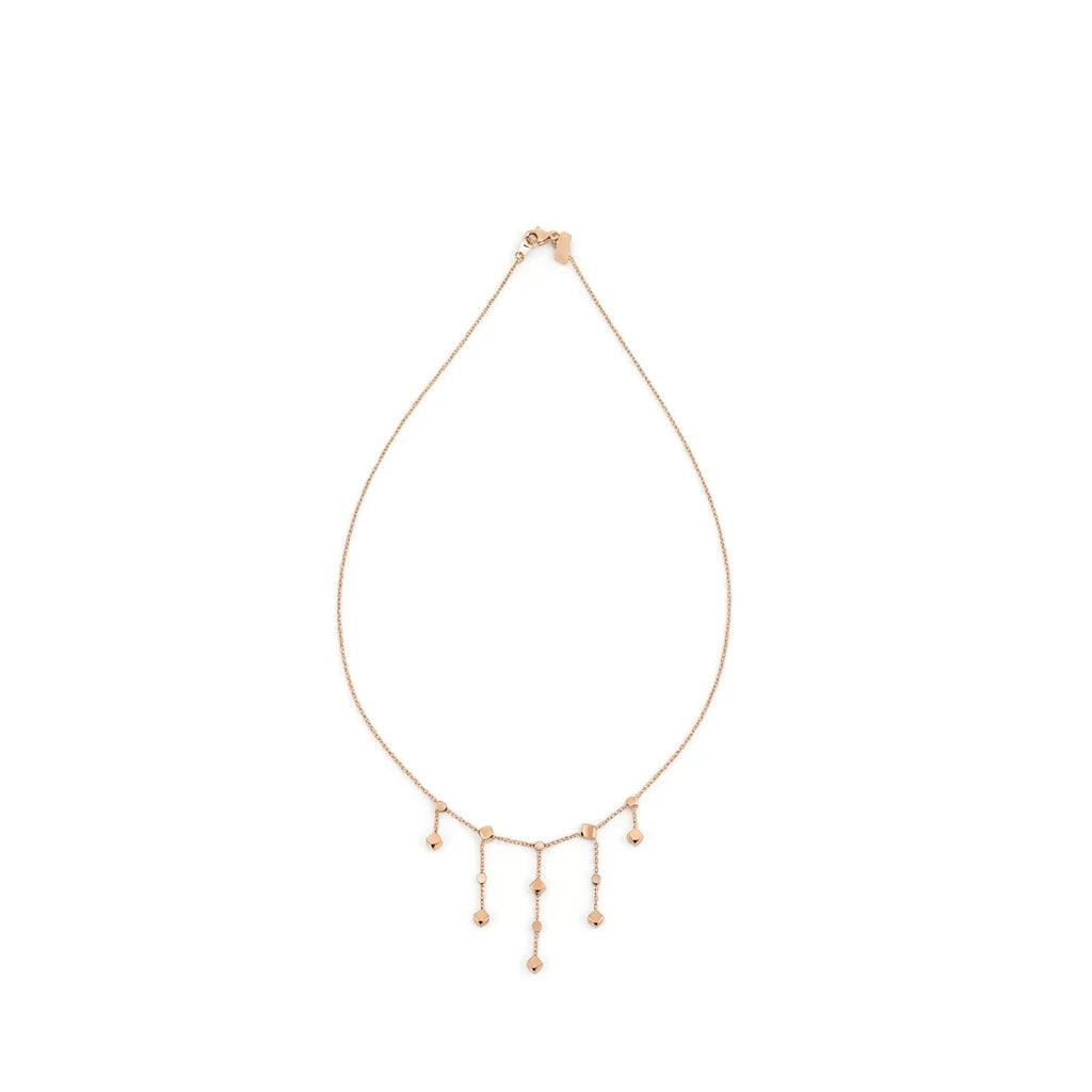 18K Gold Chain with Vega Five Graceful Chains Design