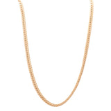 18K Gold Necklace with Braided Chain