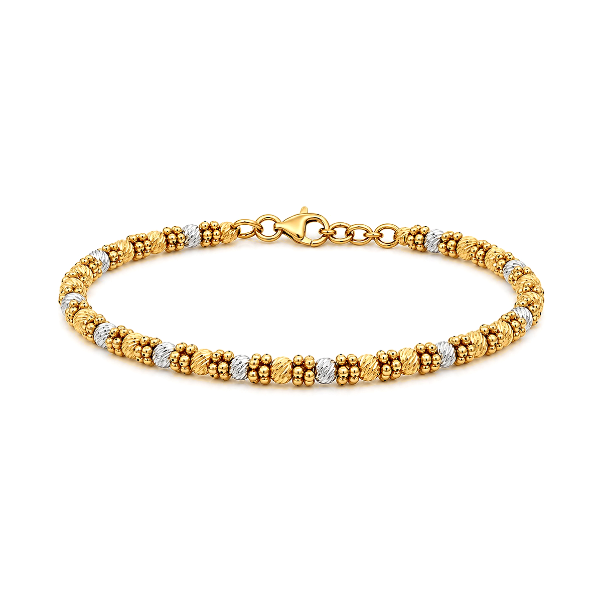 18K Gold Bracelet Twisted Rope Design