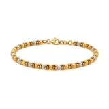 18K Gold Bracelet Twisted Rope Design