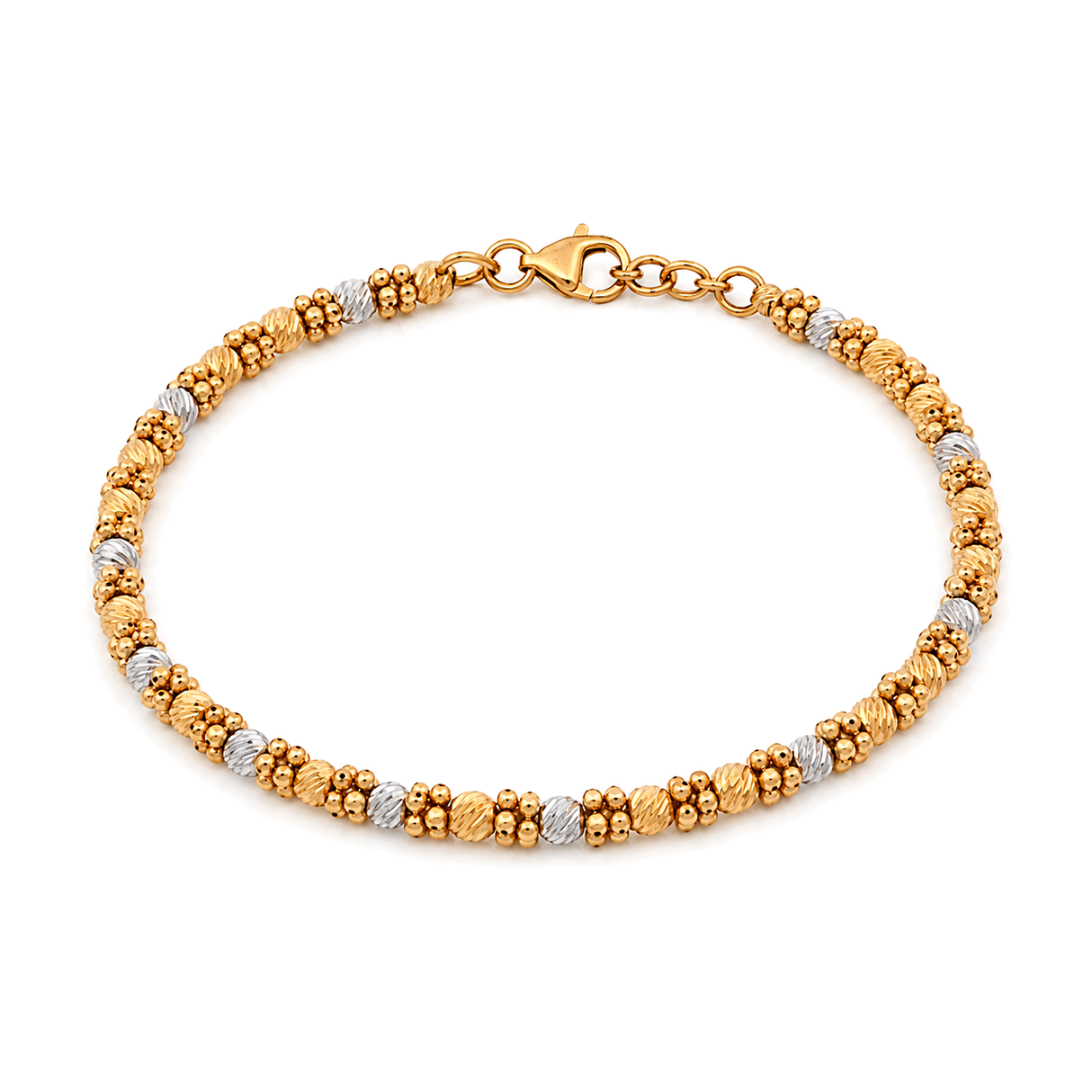 18K Gold Bracelet Plain Design