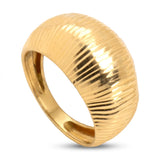 18K Gold Ring with Prominent Design