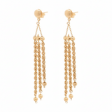 18K Gold Dangling Earrings