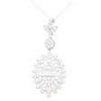 18K Gold Necklace with Ornate Circular Design