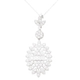 18K Gold Necklace with Ornate Circular Design