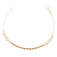 18K Gold Fluid Chain with Braided Design
