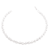 أنسيال ذهب عيار 18 بتصميم أوراق مرصّعة