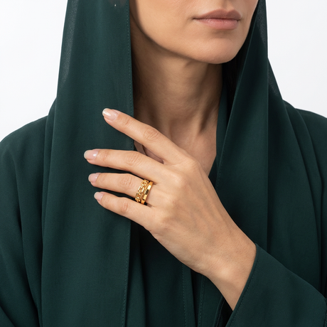 خاتم ذهب عيار 18