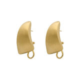 18K Gold Aqua Earrings