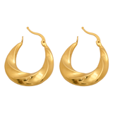 21K Gold Classic Earrings
