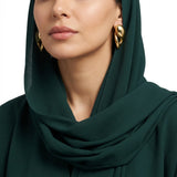 أقراط ذهب عيار 18 بتصميم قطرة