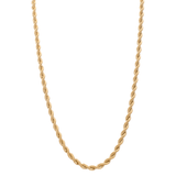 18K Gold Braided Interlocking Necklace