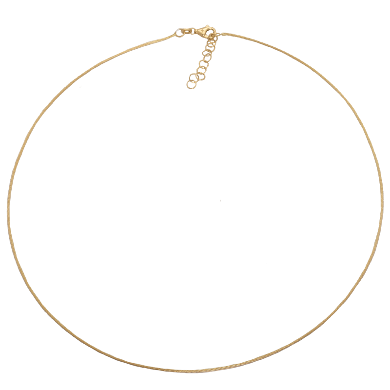 18K Gold Choker with Delicate Chain Design