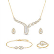 18K Gold Set with Tree Branch Design
