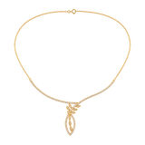 18K Gold Set with Floral Design