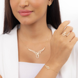 18k gold infinity design set