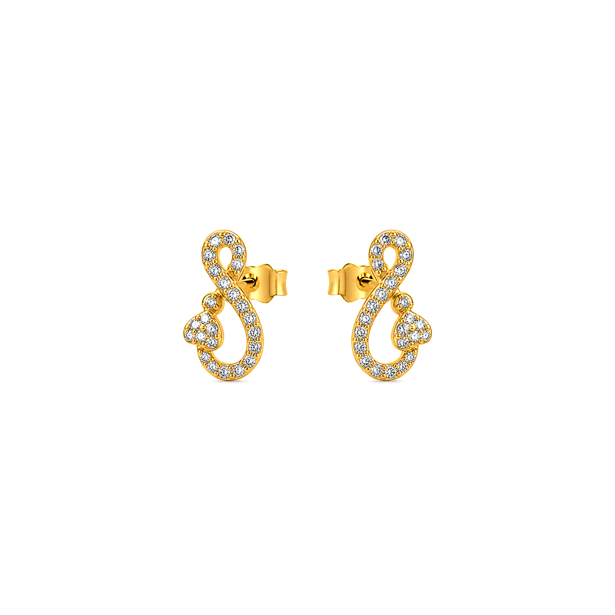 18K Gold Infinity Design Set