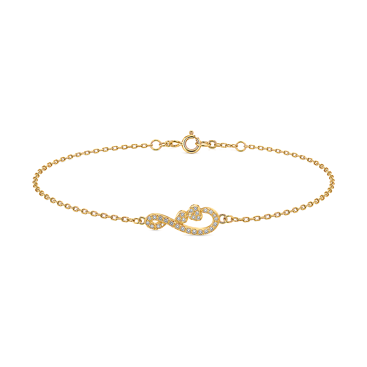 18K Gold Infinity Design Set