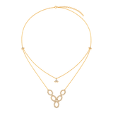 18K Gold Set with A Circle Design