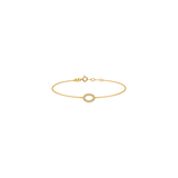 18K Gold Set with A Circle Design