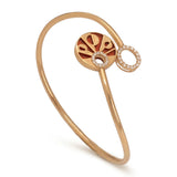 18K Gold Open Cuff Bracelet Classic Design