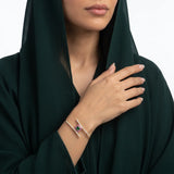 اسورة من الذهب عيار 18 بألوان زاهية