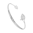 18K Gold Bracelet with Open Contemporary Design